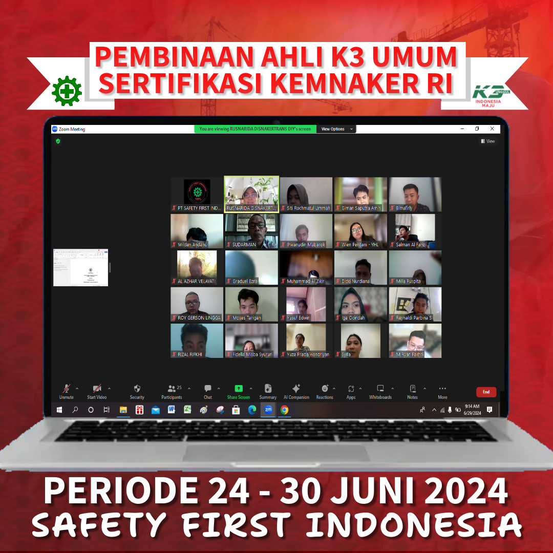 Ahli K3 Umum Online Training 