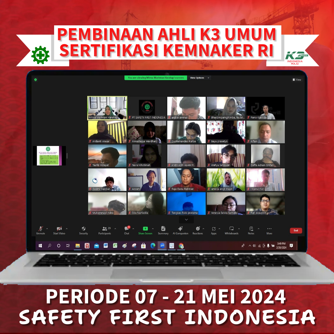 Ahli K3 Umum Online Training 